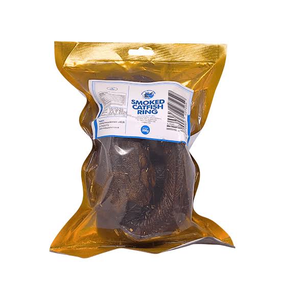 Packed Smoked & Dry Catfish Ring 10×300g