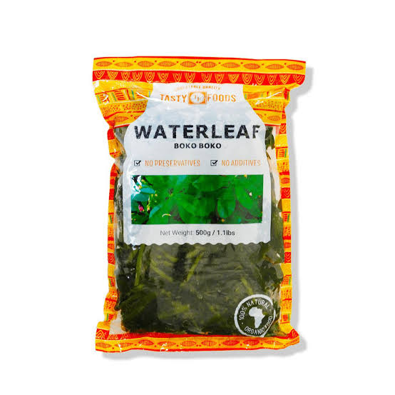 Tasty Foods Water Leaf 500g × 18