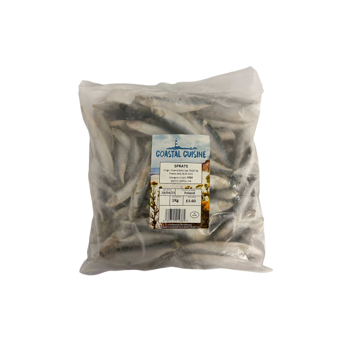 Sprats Frozen 10×1 kg Net