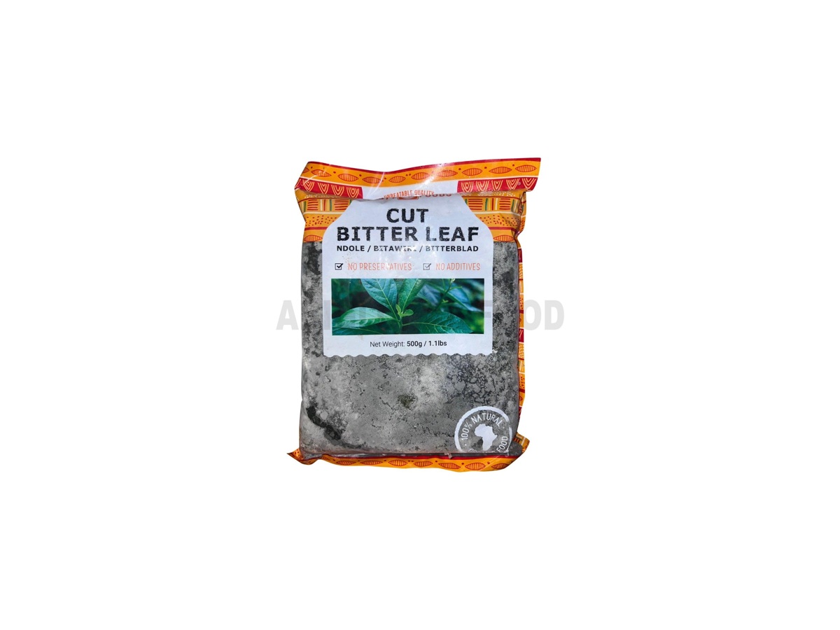 Tasty Foods Cut Ndole (Bitter Leaf) 500 g × 30