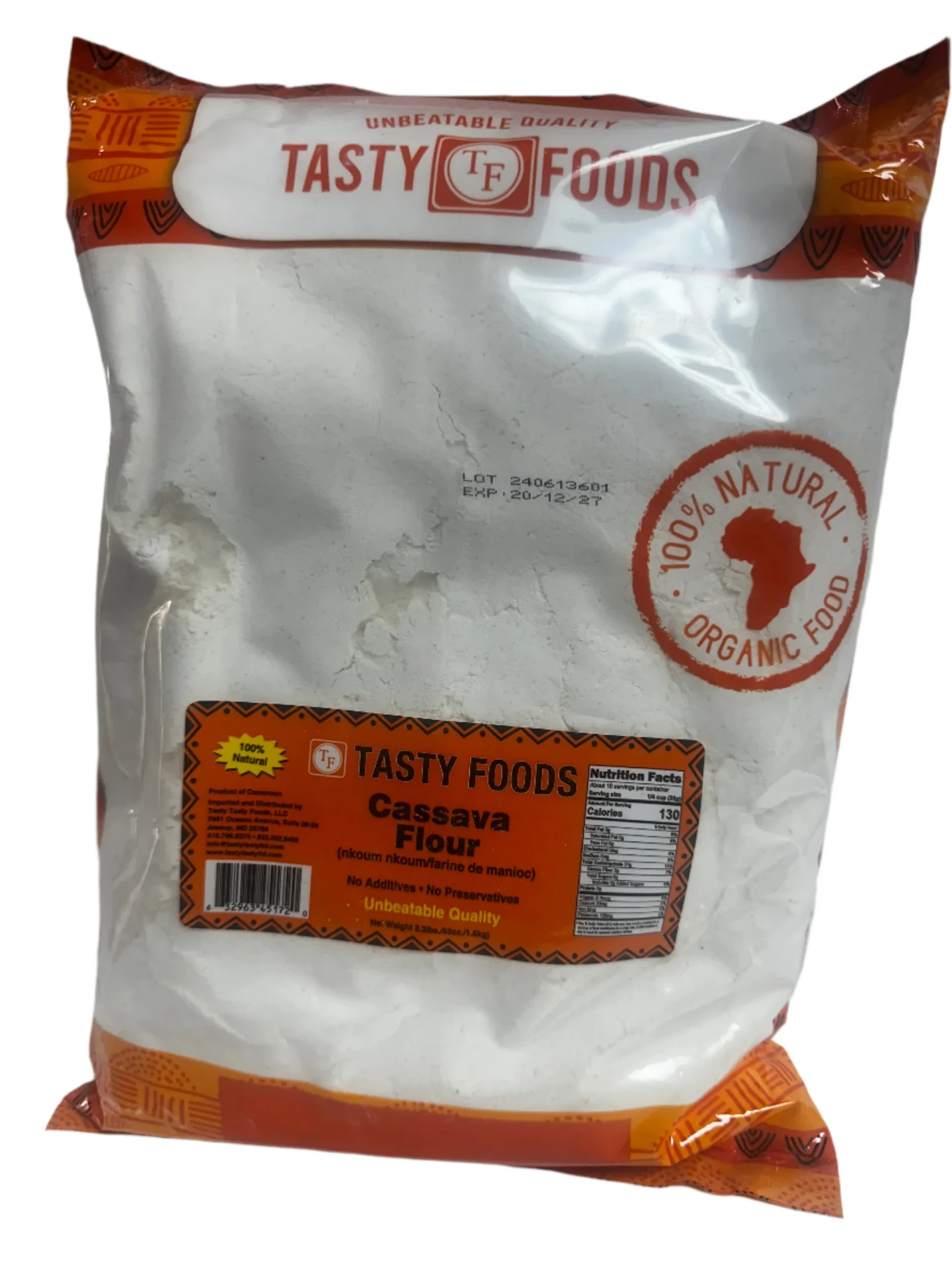 Tasty Foods Yellow Pap 300g × 60