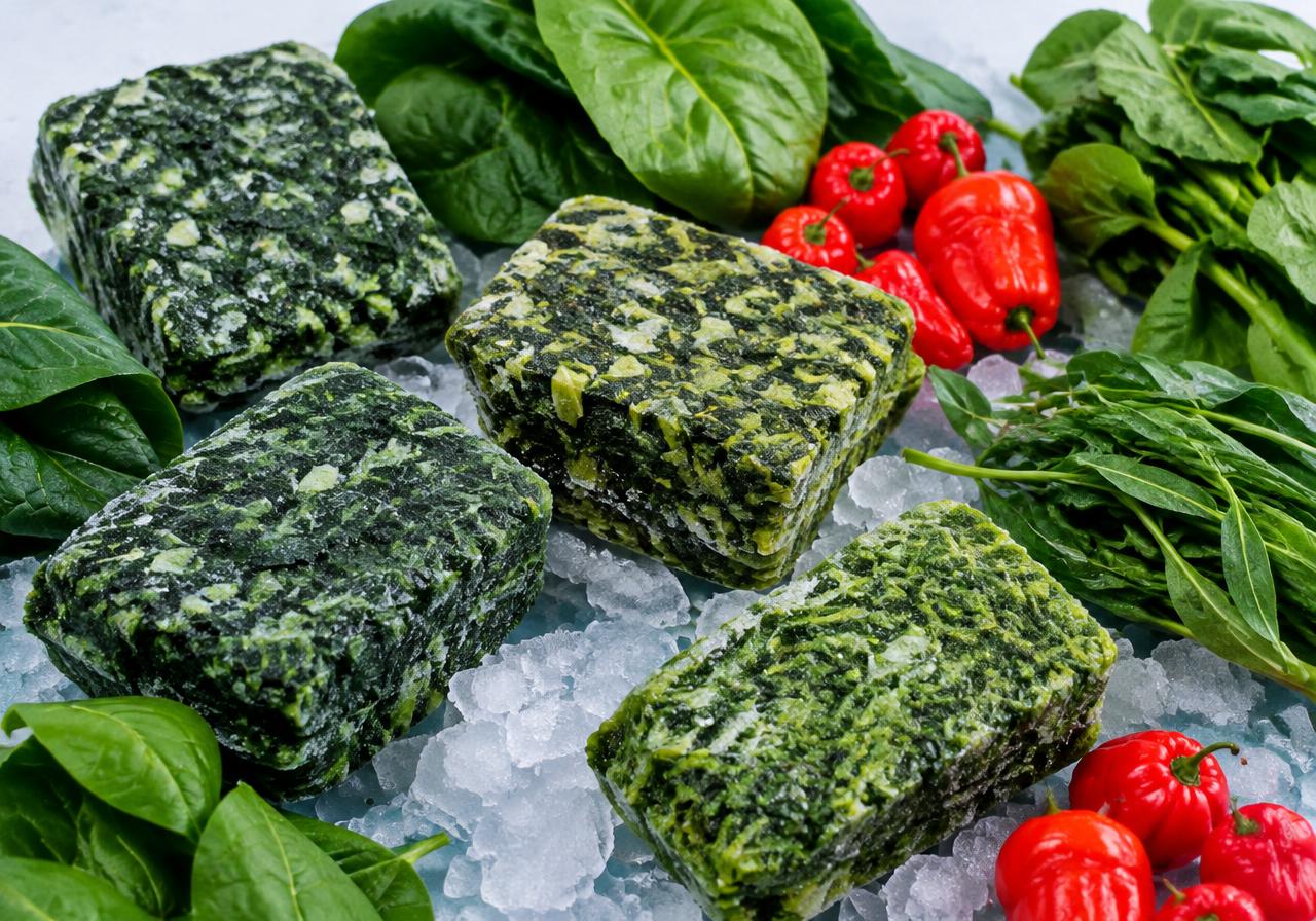 Frozen African Vegetables, Tasty Foods Brand