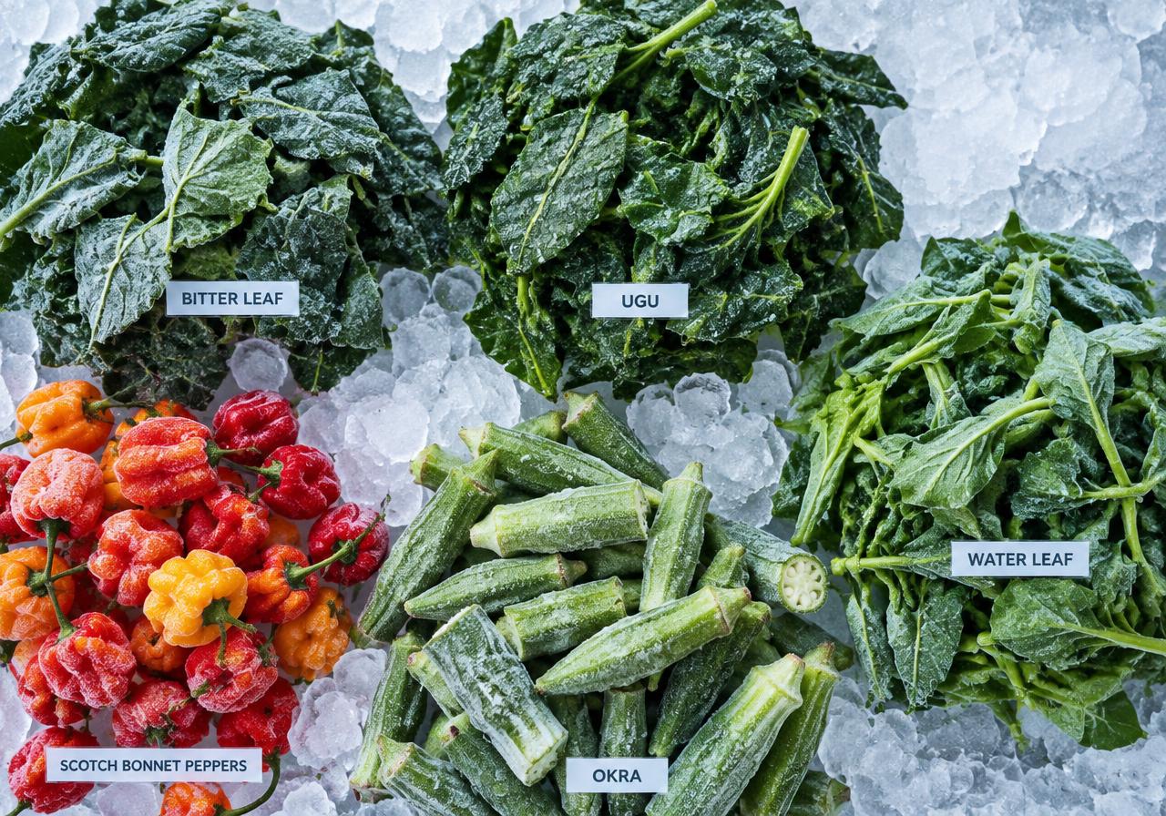 Frozen African Vegetables, Pika Brand